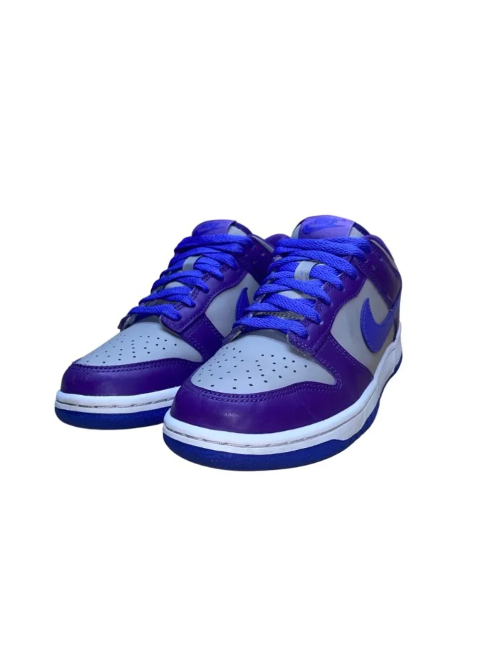 Nike Youth Wild Grape & Persian Violet Dunk Low Retro Athletic Sneakers Size 6Y